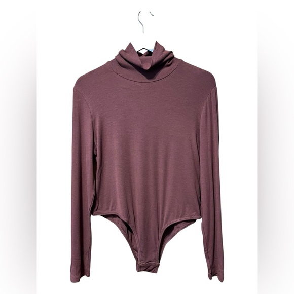 REORIA Double Layer Ribbed Turtleneck Bodysuit – Size 2XL - Picture 1 of 5